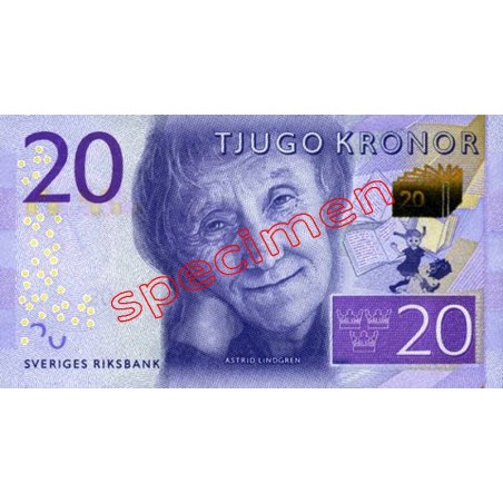 Couronne Suède SEK - verso