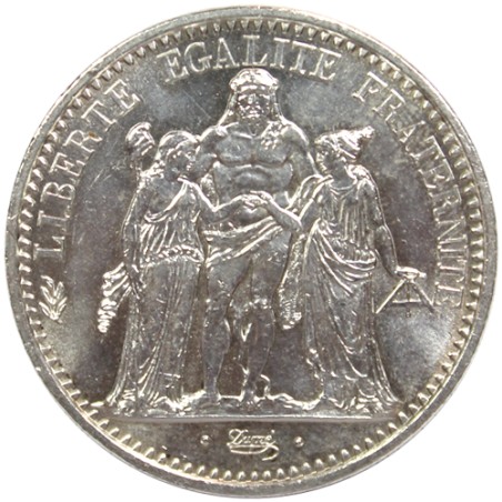 10 Francs Hercule - verso