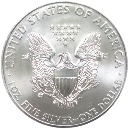 SILVER EAGLE 1 OZ - verso
