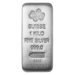 Lingot 1kg Argent (TVA incluse)