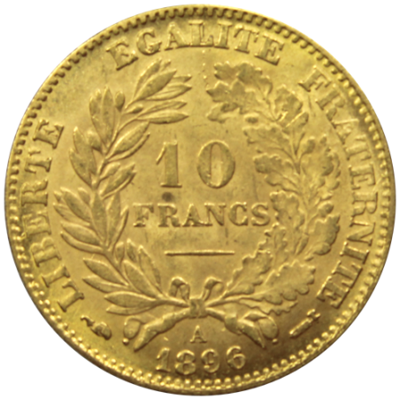 10 Francs Napoléon - verso
